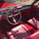 Ford mustang cabriolet 1967 - Rouge intérieur rouge - 3