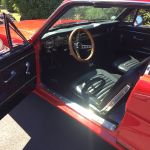 Ford mustang coupe 1965 - rouge intérieur noir - 5