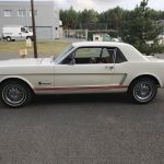 Ford mustang coupe 1965 - blanche intérieur rouge - fm109 - 2