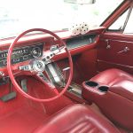 Ford mustang coupe 1965 - blanche intérieur rouge - fm109 - 8