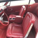 Ford mustang coupe 1965 - blanche intérieur rouge - fm109 - 9